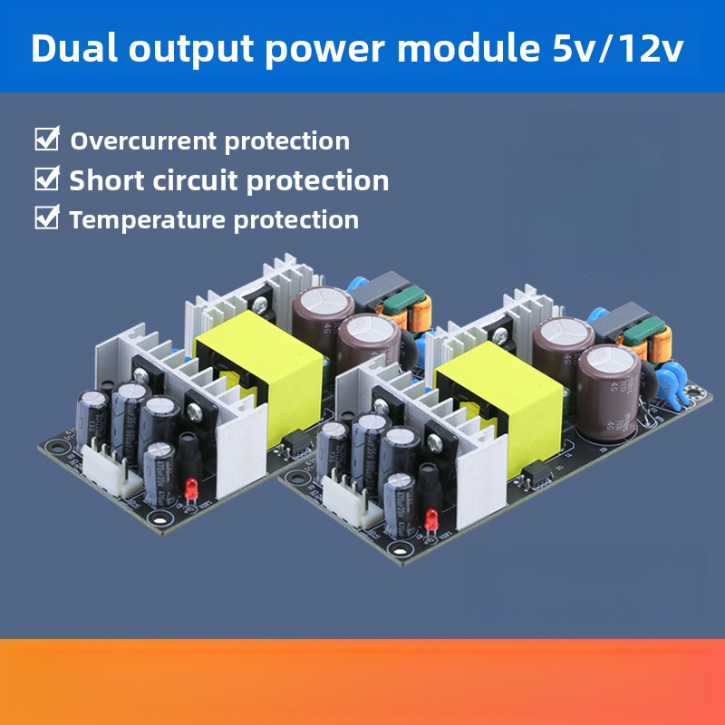 Smps Power Supply - Dual output switch power supply 5V3A/12V3A