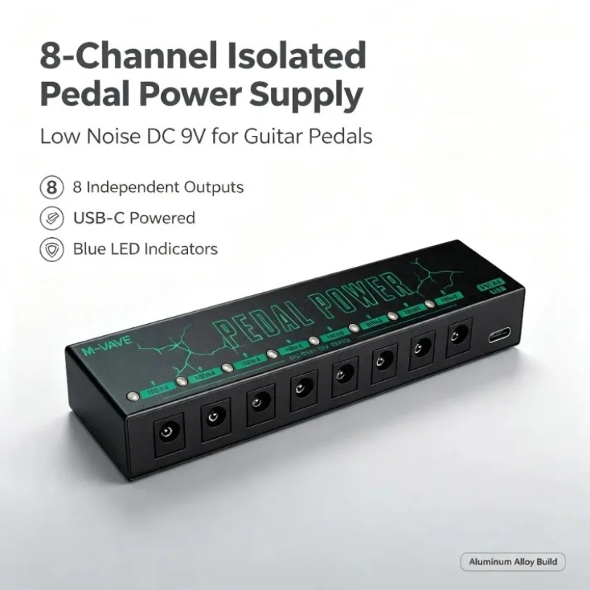 Compact 8 Channel Isolated Ped - Power Supply recension och pris