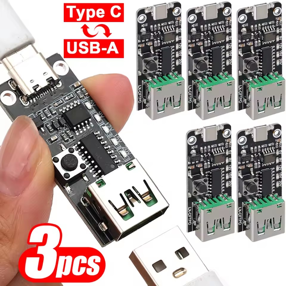 1-3PCS USB-C 5A PD Trigger Boa - Modular Power Supply recension och pris
