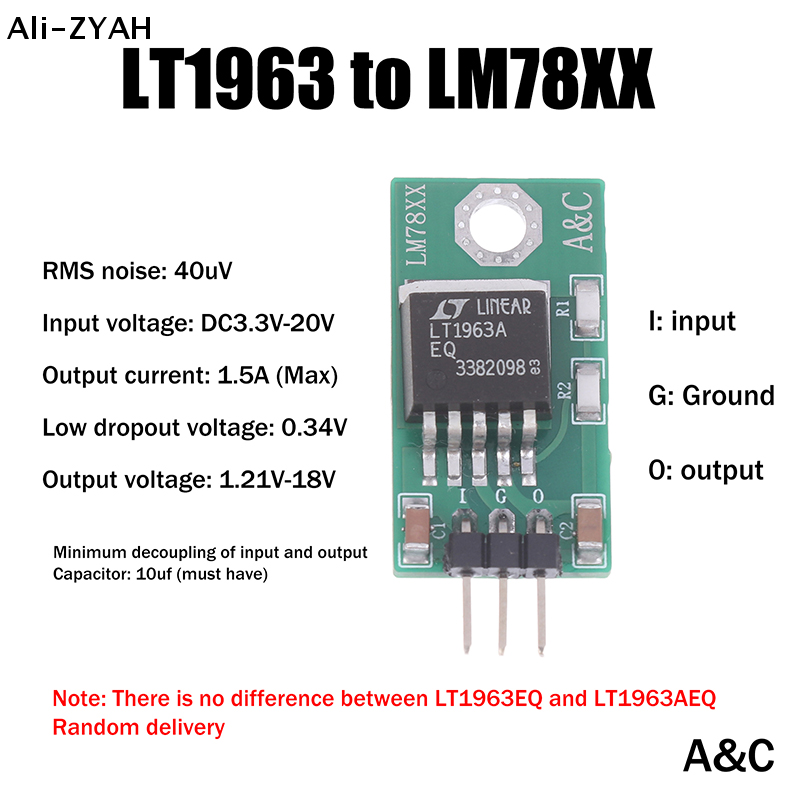 【TG16】1Pc 2026 New LT1963 - 78 - Power Supply recension och pris