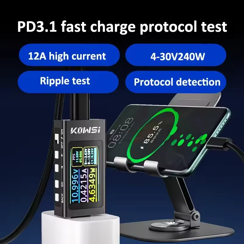 KWS-X1 Type-C Current and Volt - Power Supply Tester recension och pris