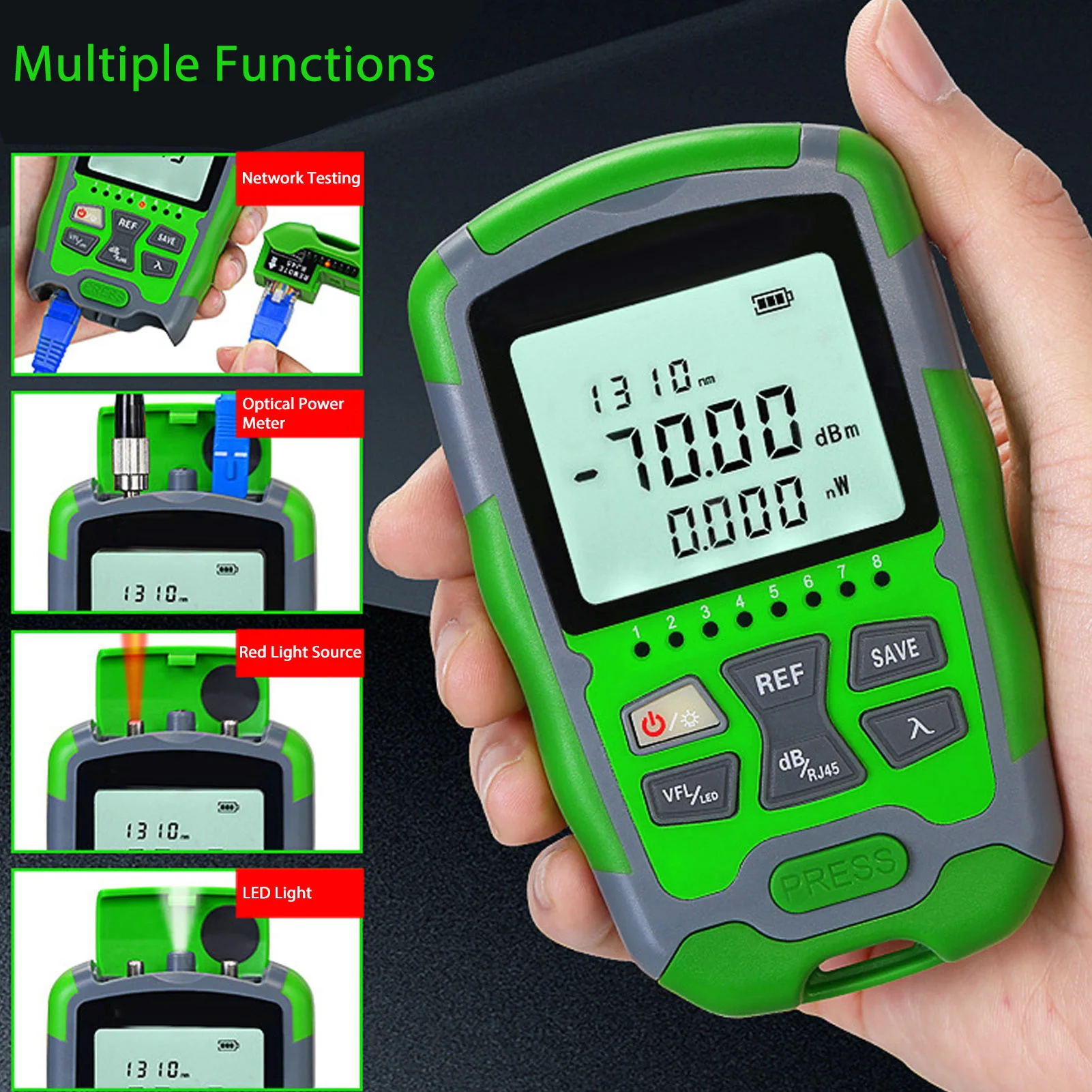 Red Light  Optic Cable Power T - Power Supply Tester recension och pris