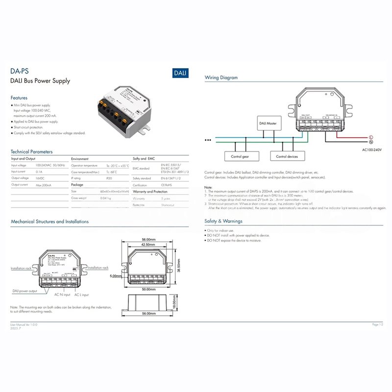 Smart-For DALI Bus Power Suppl - Dc Power Supply 12V recension och pris