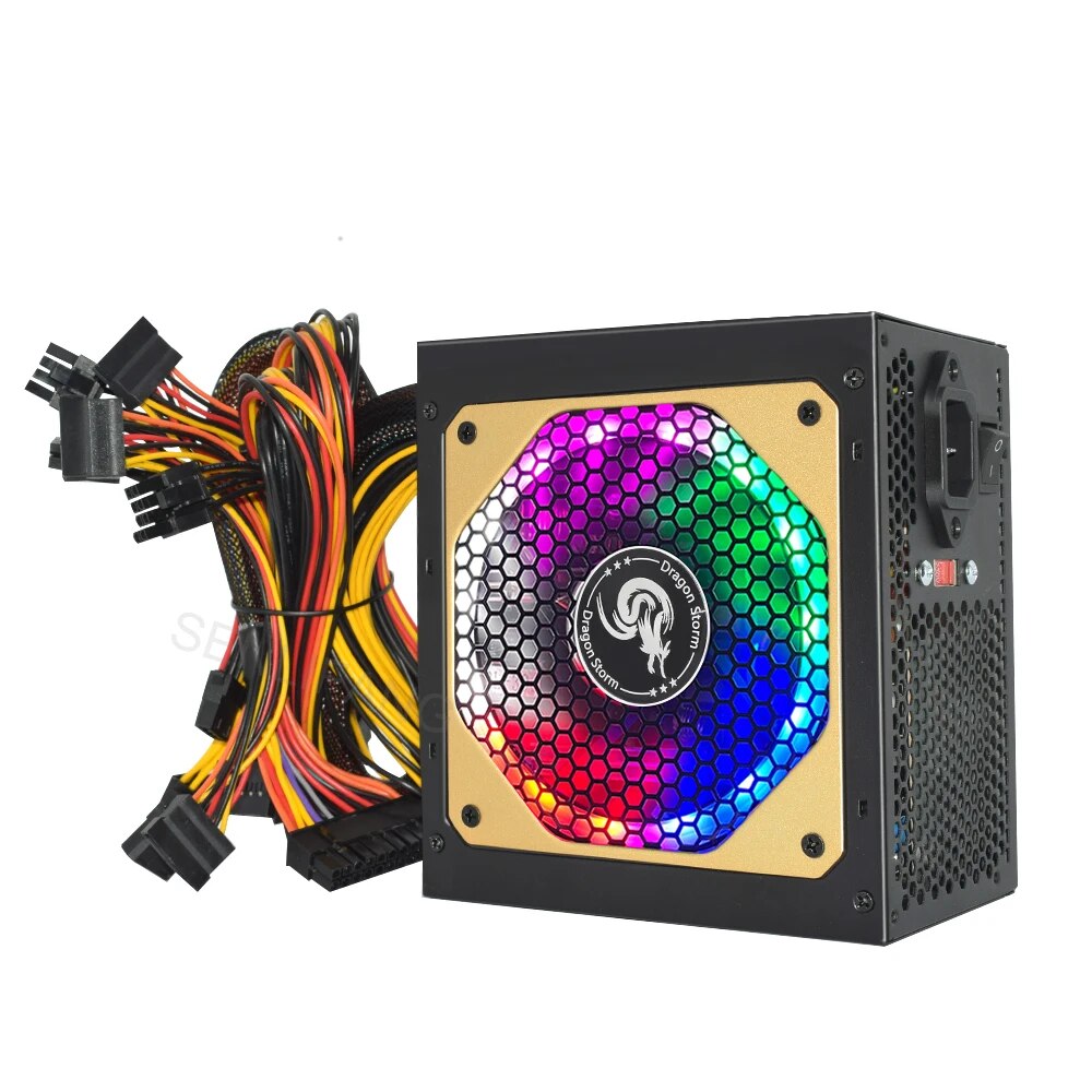 ATX 400W 600W 110-230V RGB 12V - Psu Computer recension och pris