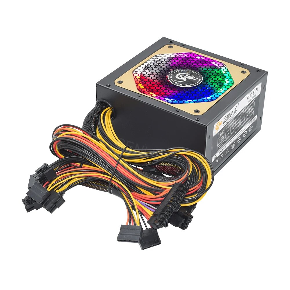 ATX 400W 600W 110-230V RGB 12V - Psu Computer recension och pris