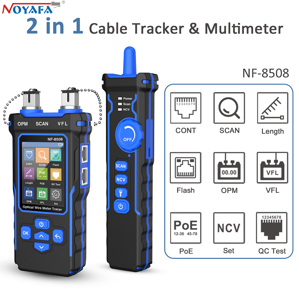 NOYAFA NF-8508 Network Cable T - Power Supply Tester recension och pris
