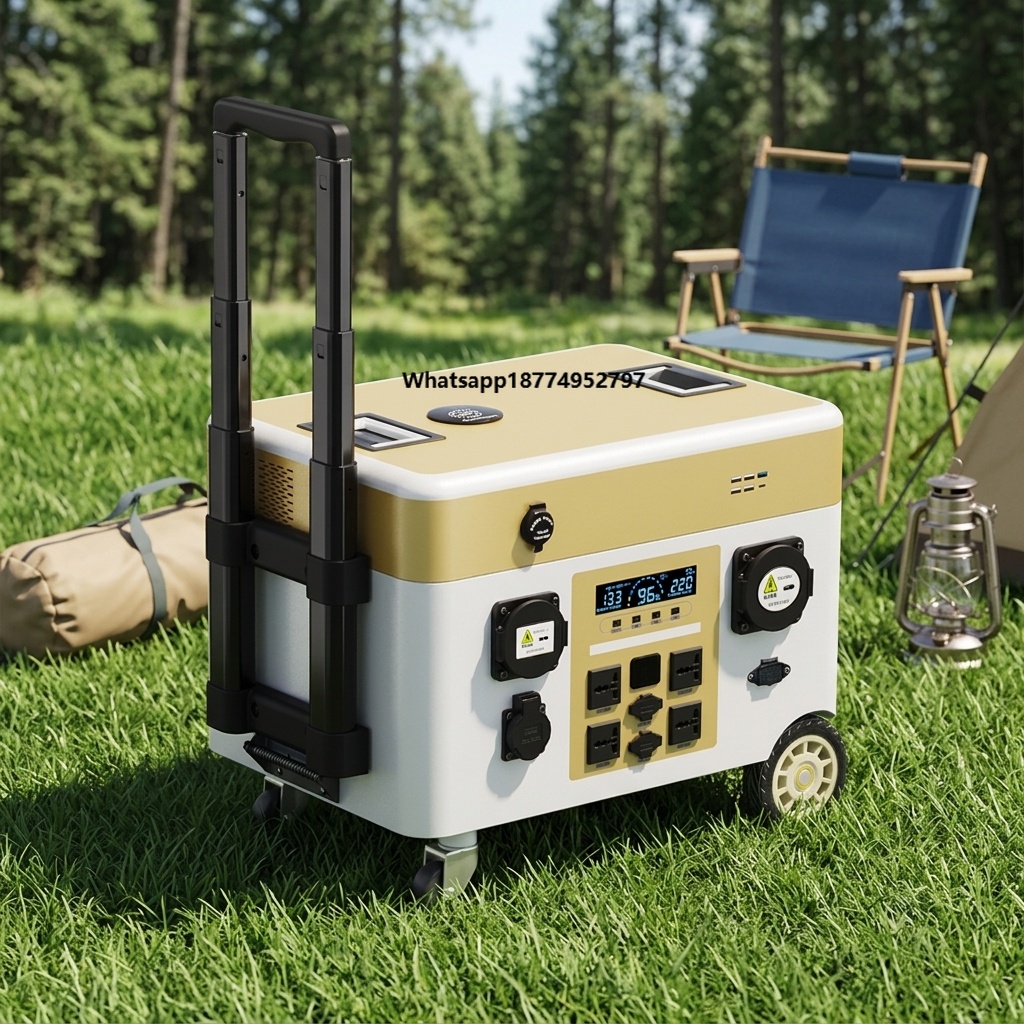 5000Wh Portable Solar Generato - Power Supply recension och pris